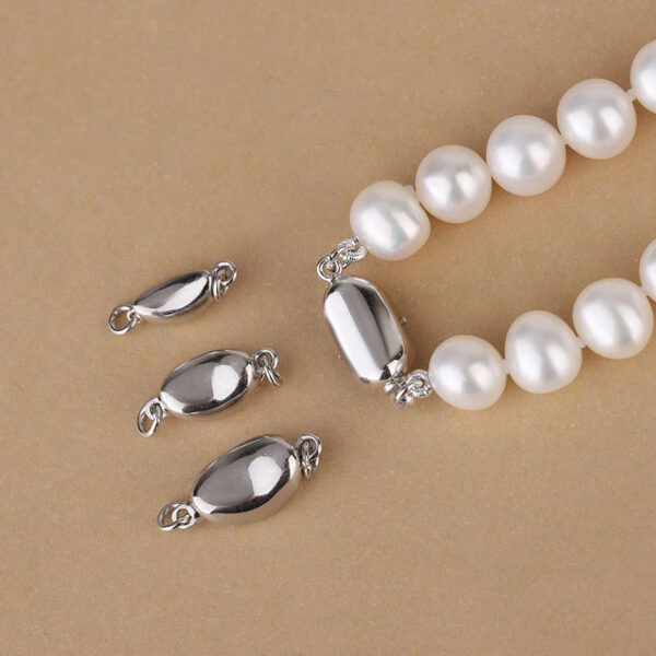 10004_db01aa7e-6145-4c31-953f-6f544600ad44 Necklace clasp bracelet clasp ingot shape S925 3 size price for 10pcs(10pcs/bag))