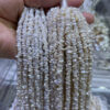3-4mm keshi pearl silver/white 38cm/string 5A