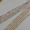 3-4mm keshi pearl silver/white 38cm/string 5A