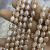 6-7mm baroque nugget pearl white good quality 35cm/string 4A