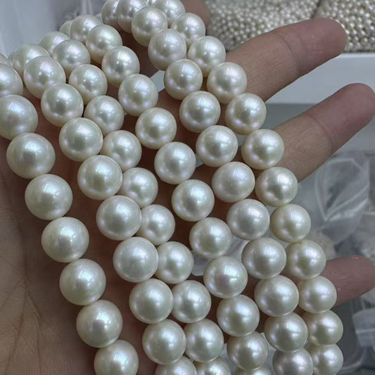9-10mm round pearl 9-10mm round pearl white 40cm/strand 4A
