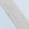 3-4mm rice pearl string white pink peach 38cm/string 3A